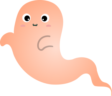 vektör çizgi film sevimli hayalet