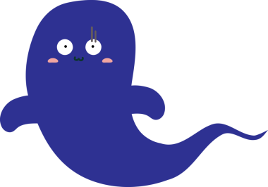 karikatür komik canavar, vektör