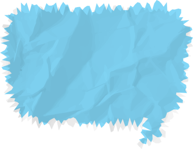 Eski grunge kağıt konuşma balonu, buruşuk element