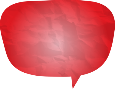 Eski grunge kağıt konuşma balonu, buruşuk element