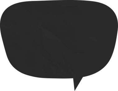 Eski grunge kağıt konuşma balonu, buruşuk element