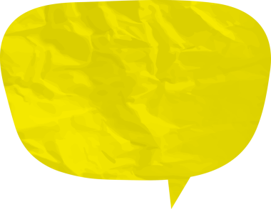 Eski grunge kağıt konuşma balonu, buruşuk element