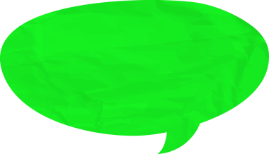 Eski grunge kağıt konuşma balonu, buruşuk element