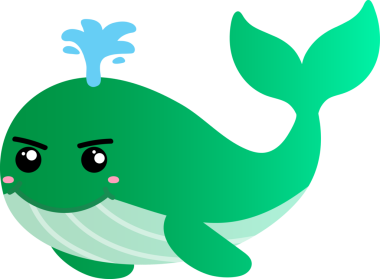 Küçük sevimli bir çizgi film karakterinin vektör çizimi