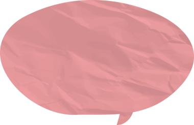 Eski grunge kağıt konuşma balonu, buruşuk element