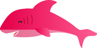 Şirin köpekbalığı karikatürü, deniz hayvanı