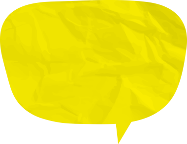 Eski grunge kağıt konuşma balonu, buruşuk element