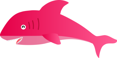 Şirin köpekbalığı karikatürü, deniz hayvanı