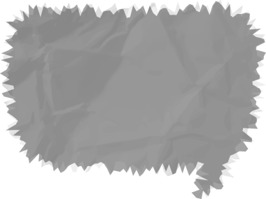 Eski grunge kağıt konuşma balonu, buruşuk element