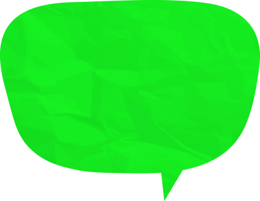 Eski grunge kağıt konuşma balonu, buruşuk element