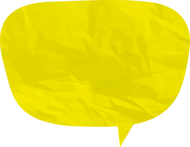 Eski grunge kağıt konuşma balonu, buruşuk element