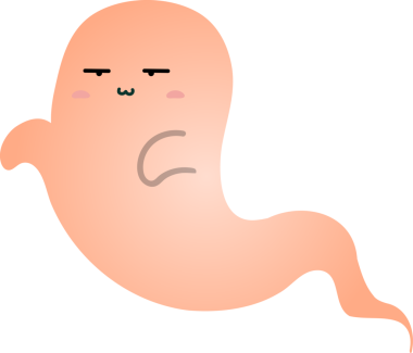 Beyaz arka planda izole edilmiş şirin bir çizgi film hayaleti. vektör illüstrasyonu