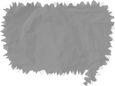 Eski grunge kağıt konuşma balonu, buruşuk element