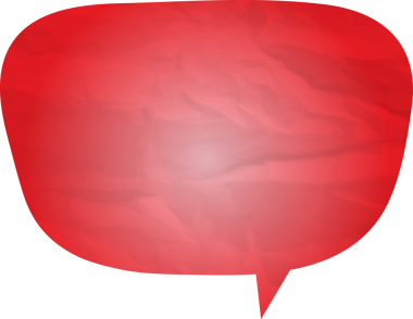 Eski grunge kağıt konuşma balonu, buruşuk element