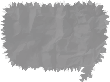 Eski grunge kağıt konuşma balonu, buruşuk element