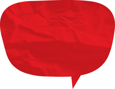 Eski grunge kağıt konuşma balonu, buruşuk element