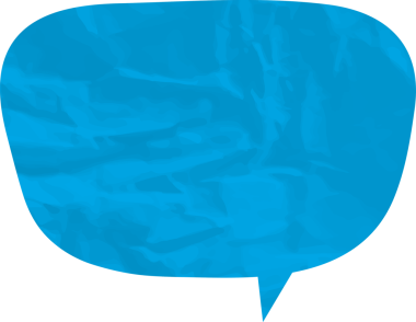 Eski grunge kağıt konuşma balonu, buruşuk element