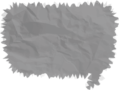 Eski grunge kağıt konuşma balonu, buruşuk element