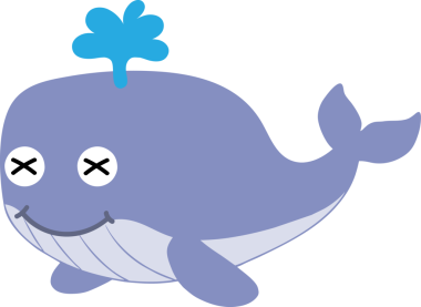 şirin balina, illüstrasyon veya renk