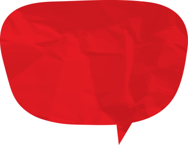 Eski grunge kağıt konuşma balonu, buruşuk element