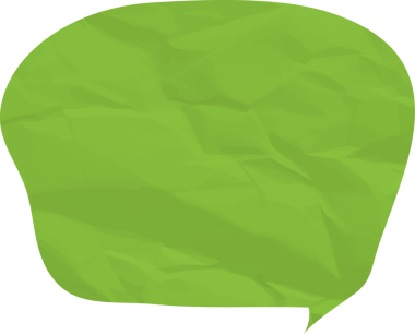 Eski grunge kağıt konuşma balonu, buruşuk element