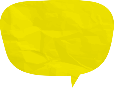 Eski grunge kağıt konuşma balonu, buruşuk element