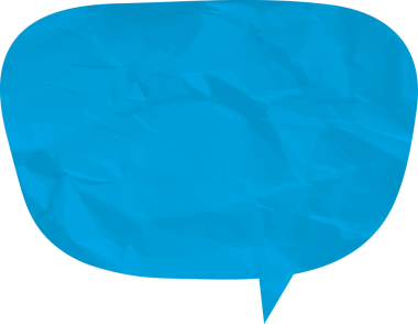 Eski grunge kağıt konuşma balonu, buruşuk element