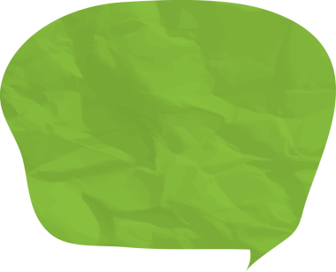 Eski grunge kağıt konuşma balonu, buruşuk element