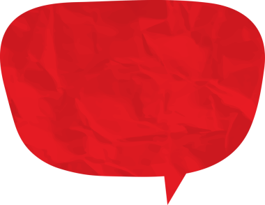 Eski grunge kağıt konuşma balonu, buruşuk element