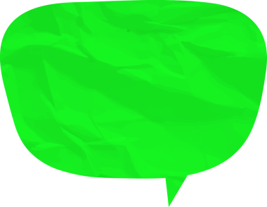 Eski grunge kağıt konuşma balonu, buruşuk element