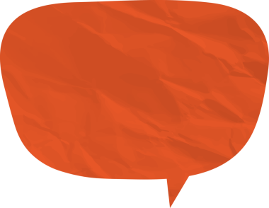 Eski grunge kağıt konuşma balonu, buruşuk element