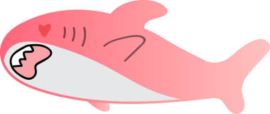 Şirin pembe balık.