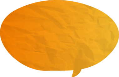 Eski grunge kağıt konuşma balonu, buruşuk element