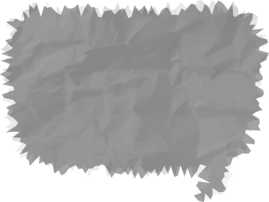 Eski grunge kağıt konuşma balonu, buruşuk element