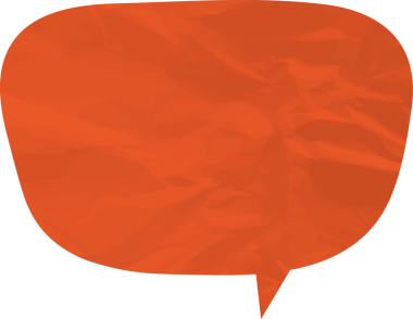 Eski grunge kağıt konuşma balonu, buruşuk element