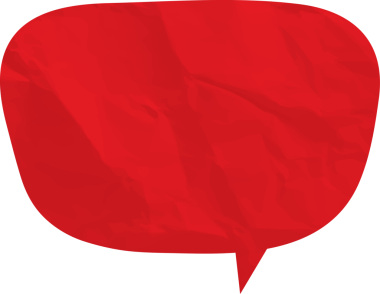 Eski grunge kağıt konuşma balonu, buruşuk element