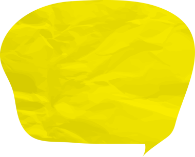 Eski grunge kağıt konuşma balonu, buruşuk element