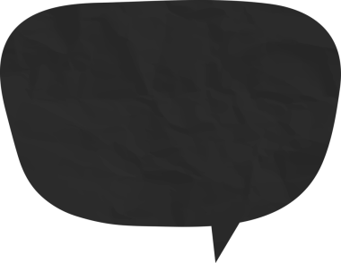 Eski grunge kağıt konuşma balonu, buruşuk element