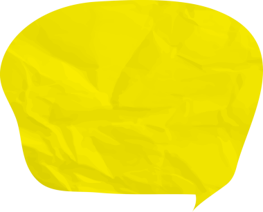 Eski grunge kağıt konuşma balonu, buruşuk element