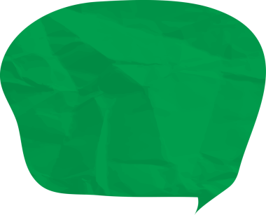 Eski grunge kağıt konuşma balonu, buruşuk element