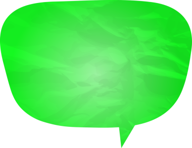 Eski grunge kağıt konuşma balonu, buruşuk element