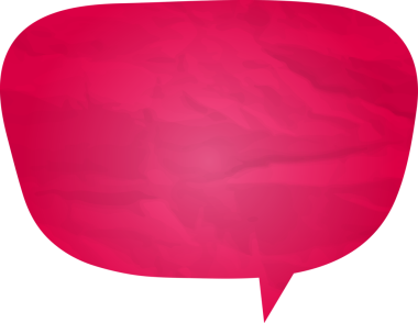 Eski grunge kağıt konuşma balonu, buruşuk element