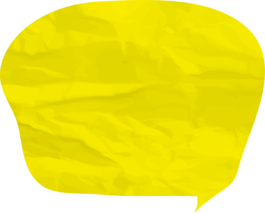 Eski grunge kağıt konuşma balonu, buruşuk element