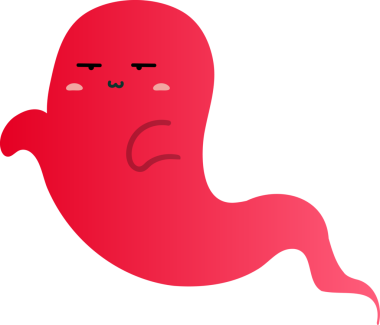 Güzel bir kawaii çizgi filmi. Üzgün emojinin vektör çizimi