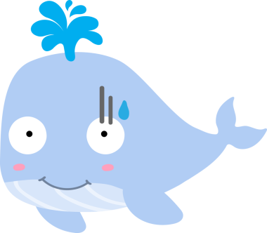 Mavi gözlü şirin balina