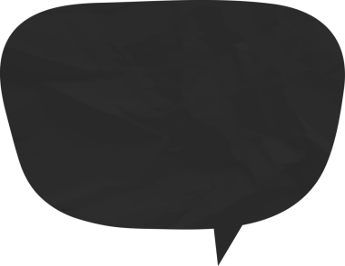 Eski grunge kağıt konuşma balonu, buruşuk element