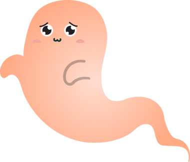 Şirin kawaii mutlu hayalet.