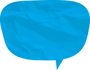 Eski grunge kağıt konuşma balonu, buruşuk element