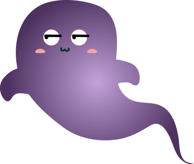 Mor canavar, illüstrasyon, beyaz arka plan vektör.