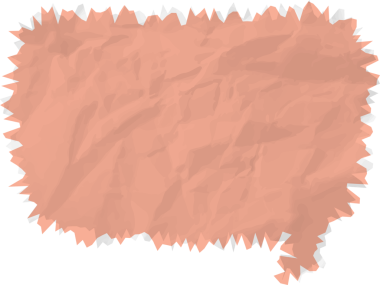 Eski grunge kağıt konuşma balonu, buruşuk element